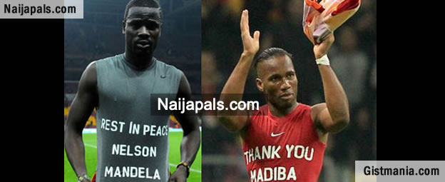 Drogba, Eboue Face Fines over Mandela Tributes