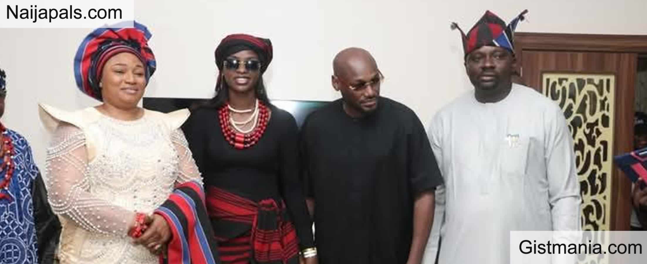 2Face Idibia&#039;s Woman Rocks Idoma Attire As He Introduces Her To His People