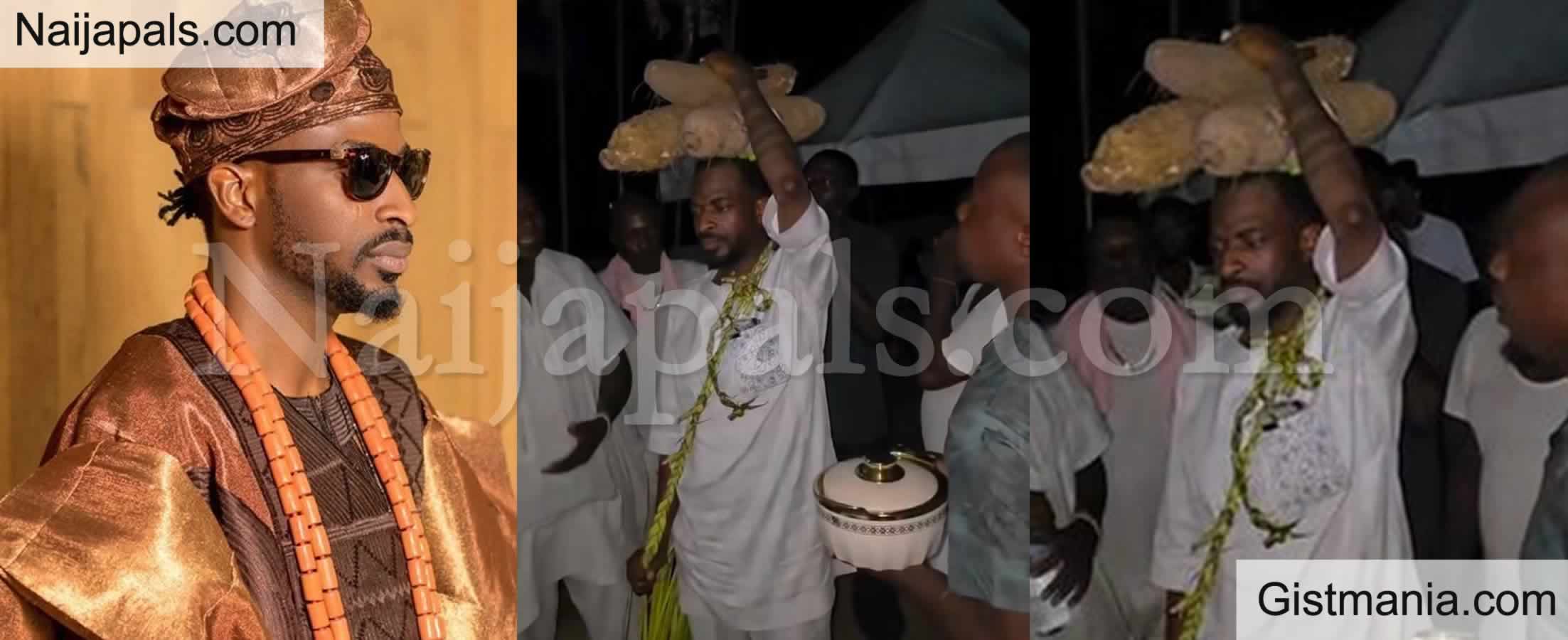 Singer 9ice Sparks Reactions as Video of Him Performing Traditional Rituals at Night Trends