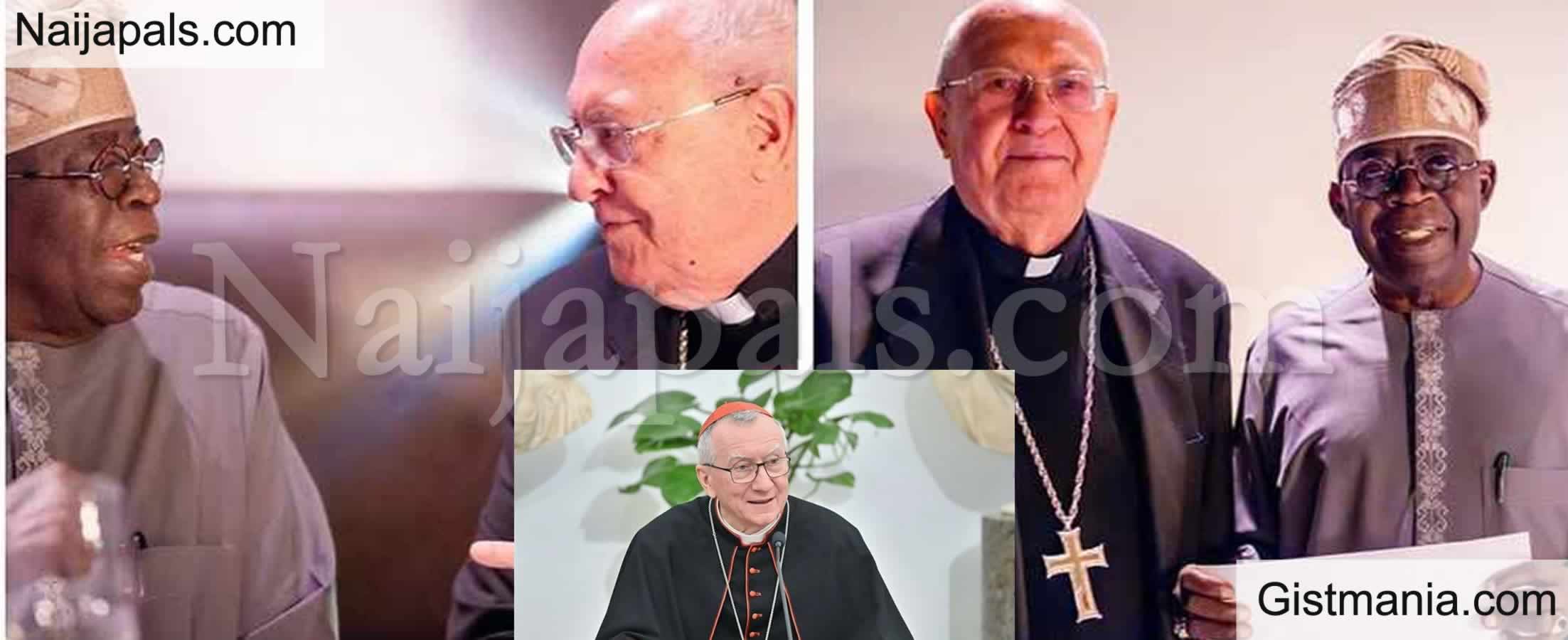 Controversies Arise From President Tinubu&#039;s Visit to The Vatican&#039;s Secretary of States, Cardinal Pietro Parolin