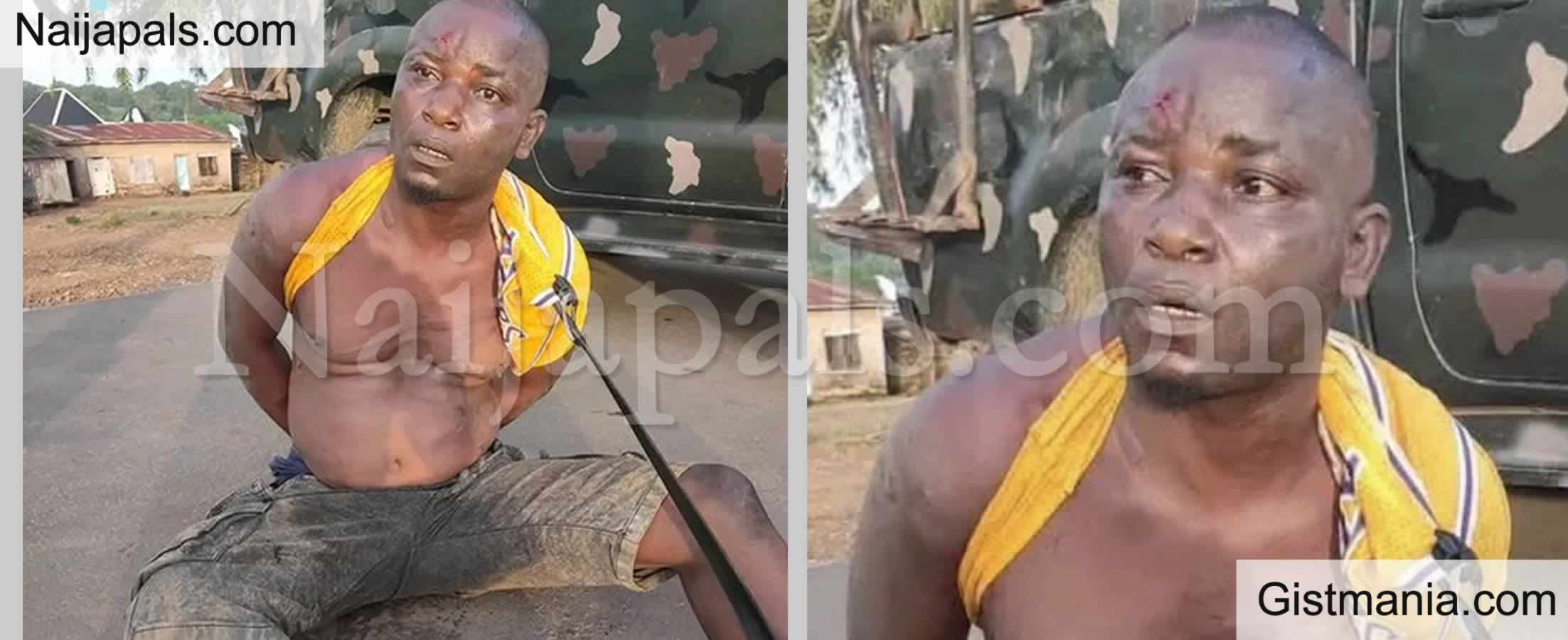 PHOTOS: Nigerian Soldiers Arrest Notorious Kidnap Kingpin DJ Abam in Taraba