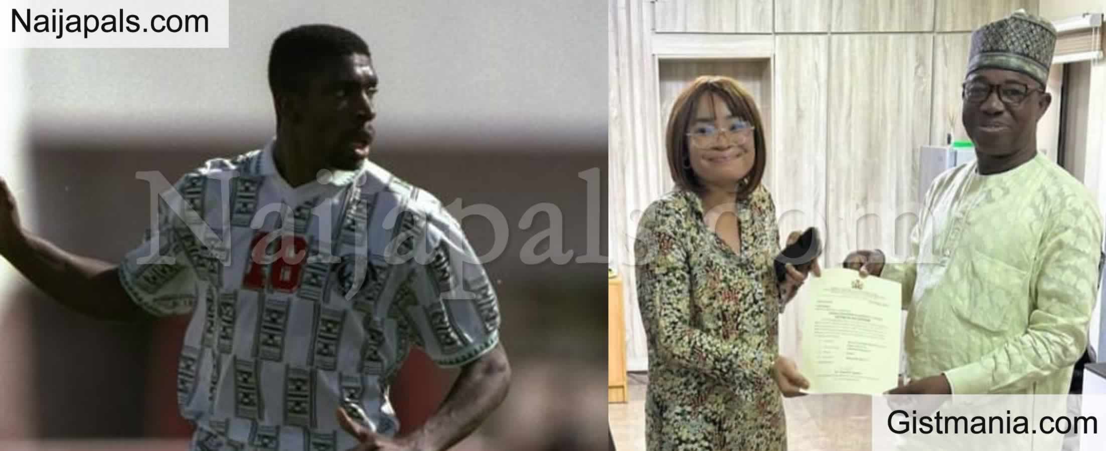 94 Victorious Super Eagles: FG Hands Over Housing Unit To Efan Ekoku