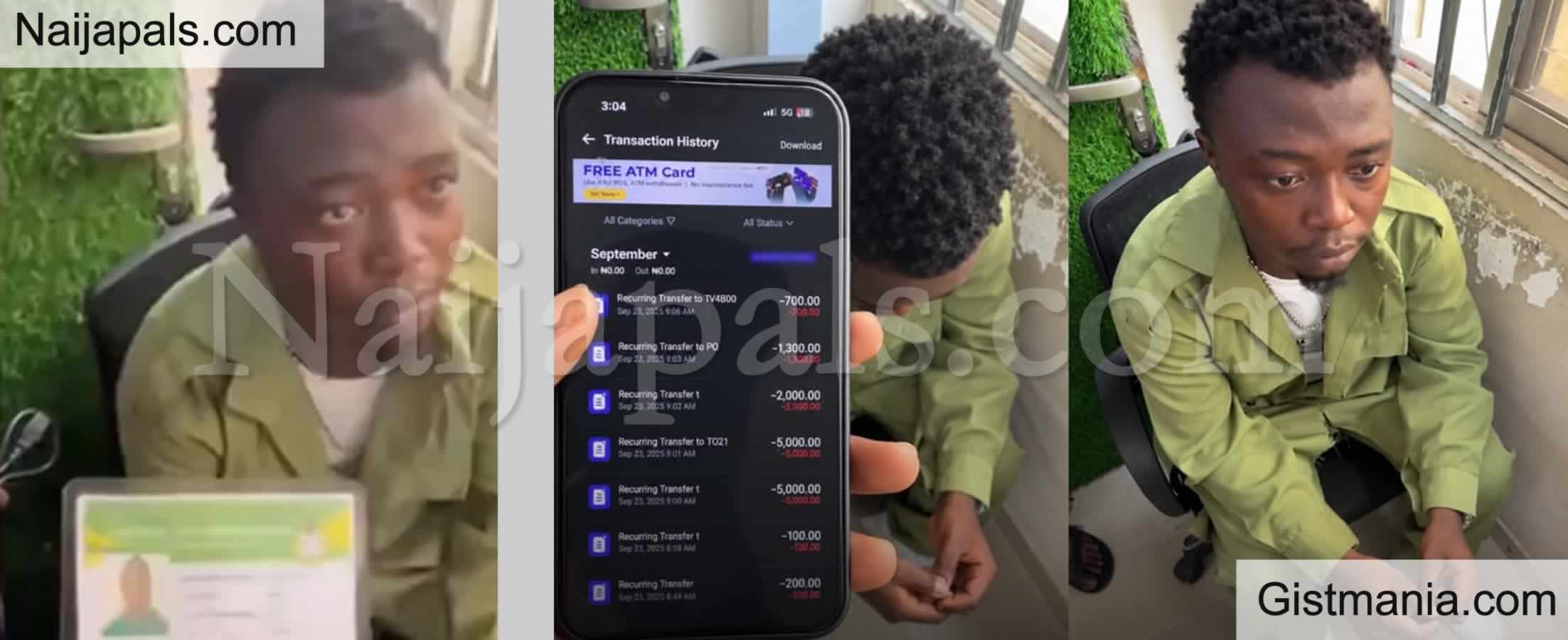 Man in NYSC Uniform Caught Trying to Buy iPhone With Fake Credit Transfer Alert in Lagos