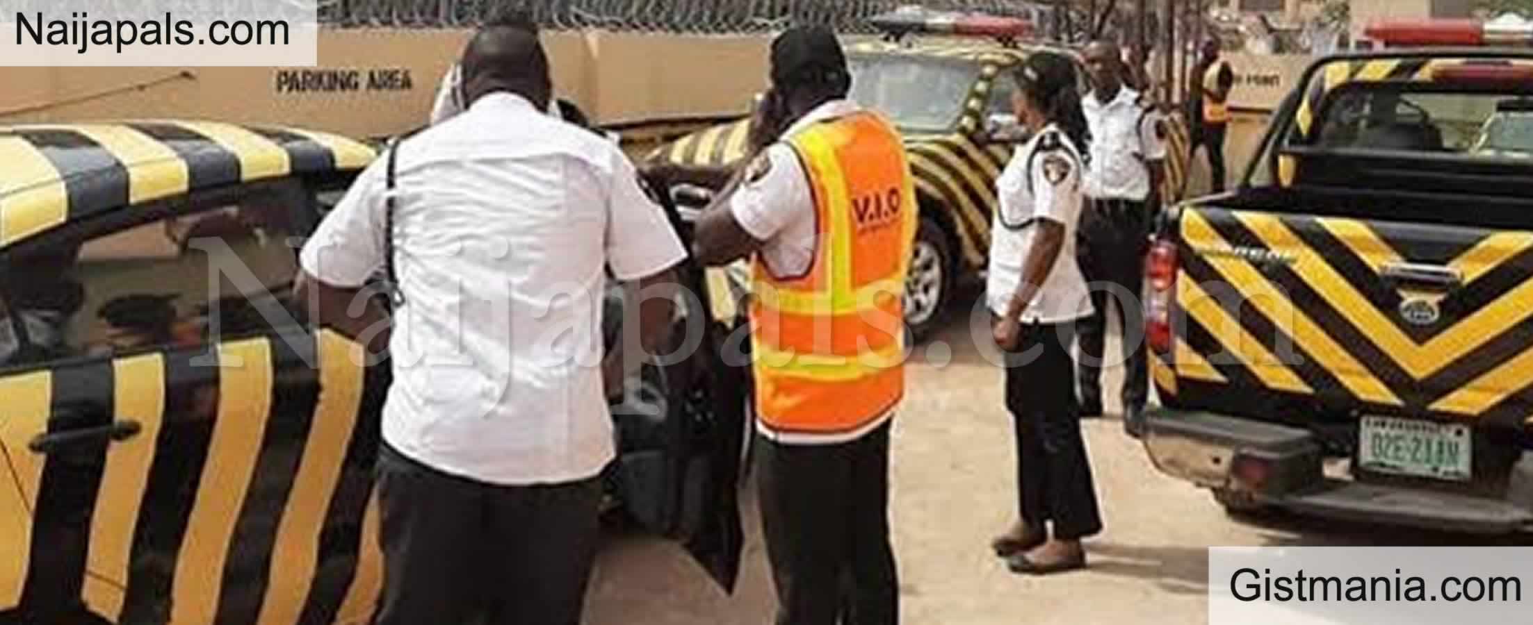 VIDEO: Driver, Ayoade Idowu Arrested For Crushing VIO Officer During Traffic Check in Ondo