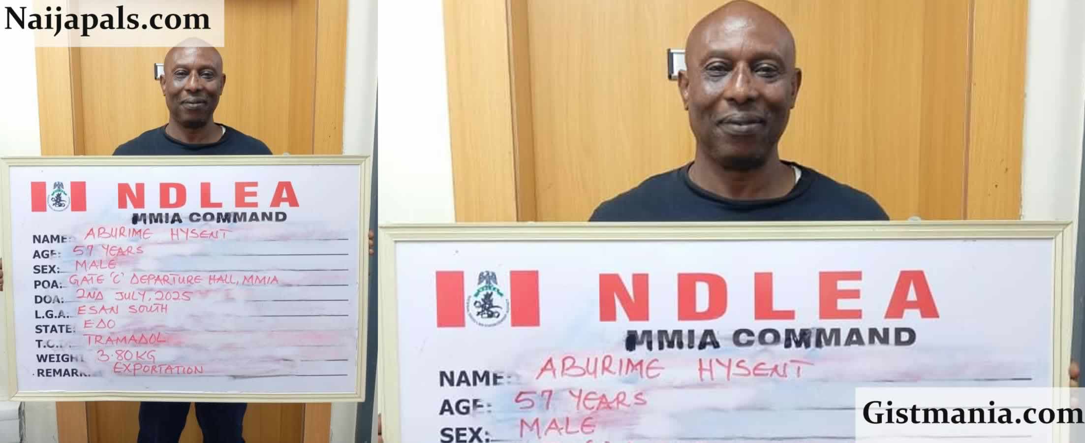 Drug Mule, Aburemi Hysent Busted At Lagos Airport With Tramadol Hidden In Food Packs