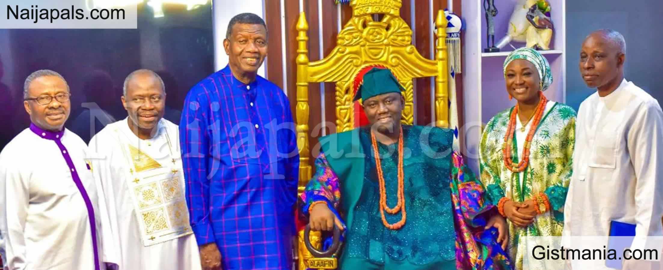 PHOTOS: Pastor Adeboye Visits Alaafin Of Oyo, Oba Abimbola Owoade
