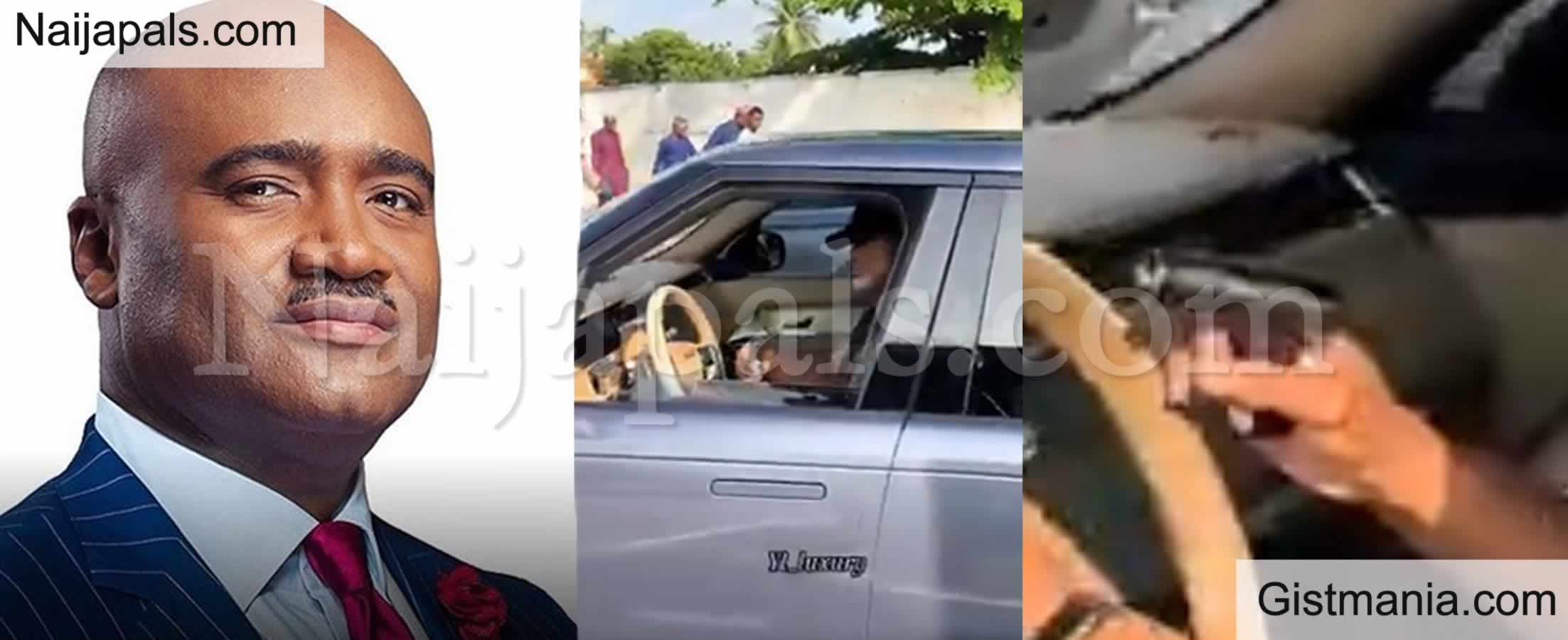 Pastor Paul Adefarasin Spotted Flashing a Gun at Content Creator For Filming His Car (VID)