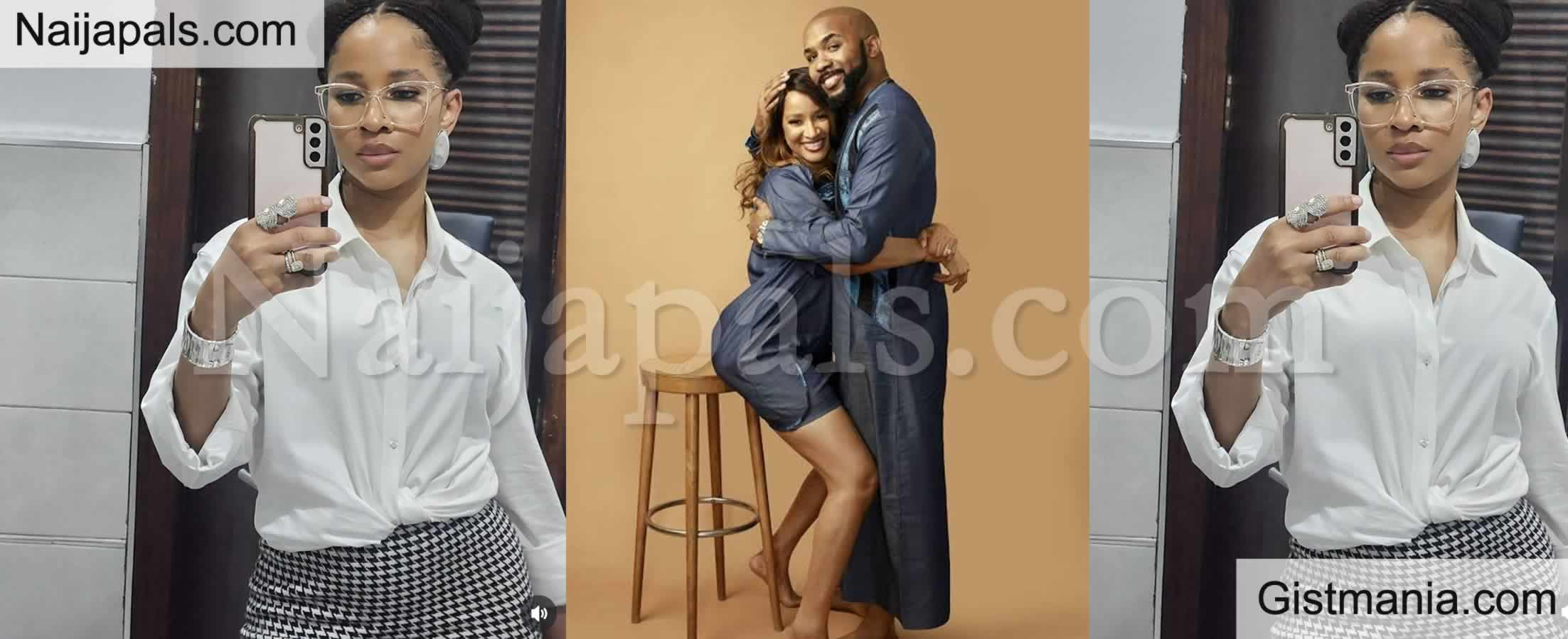 Actress, Adesua Etomi Advises Women As She Rocks Husband Banky W’s Shirt In New Photo