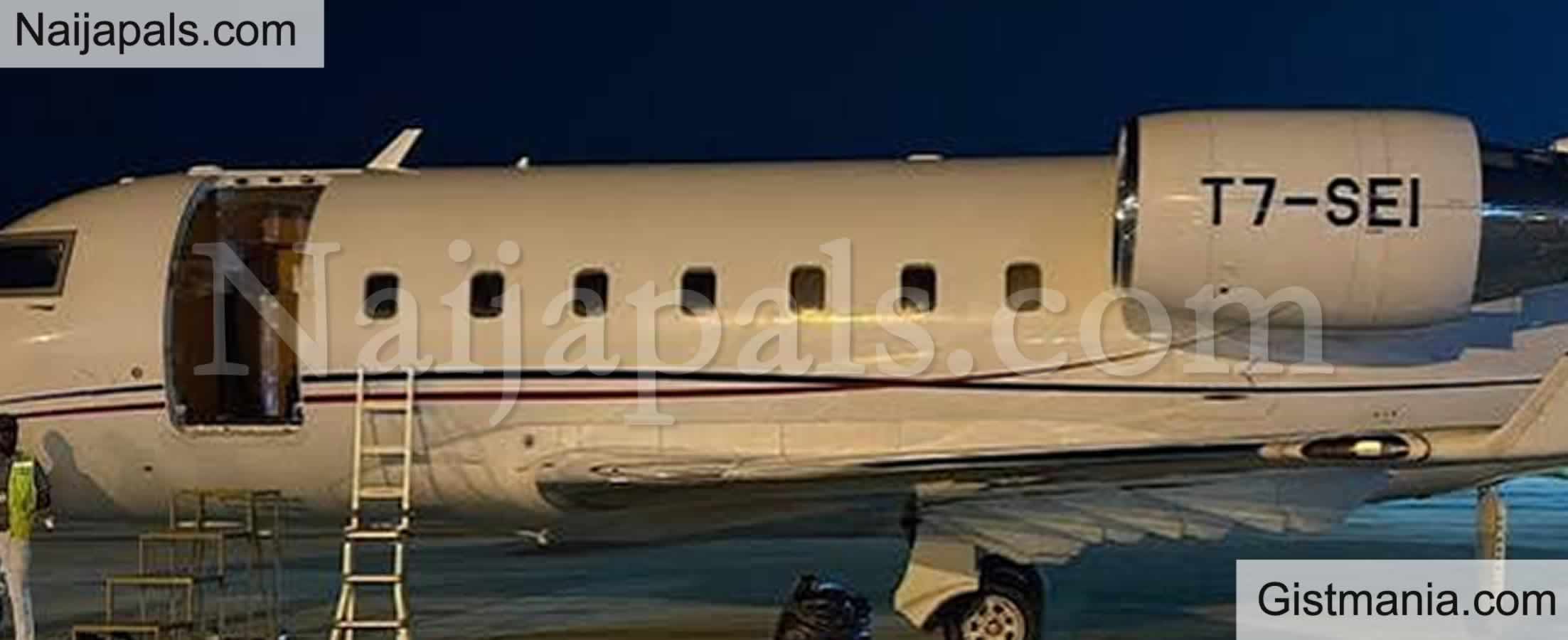 VIDEO: Panic as Private Plane's Door Falls Off Mid-Air Shortly After Take-Off in Abuja