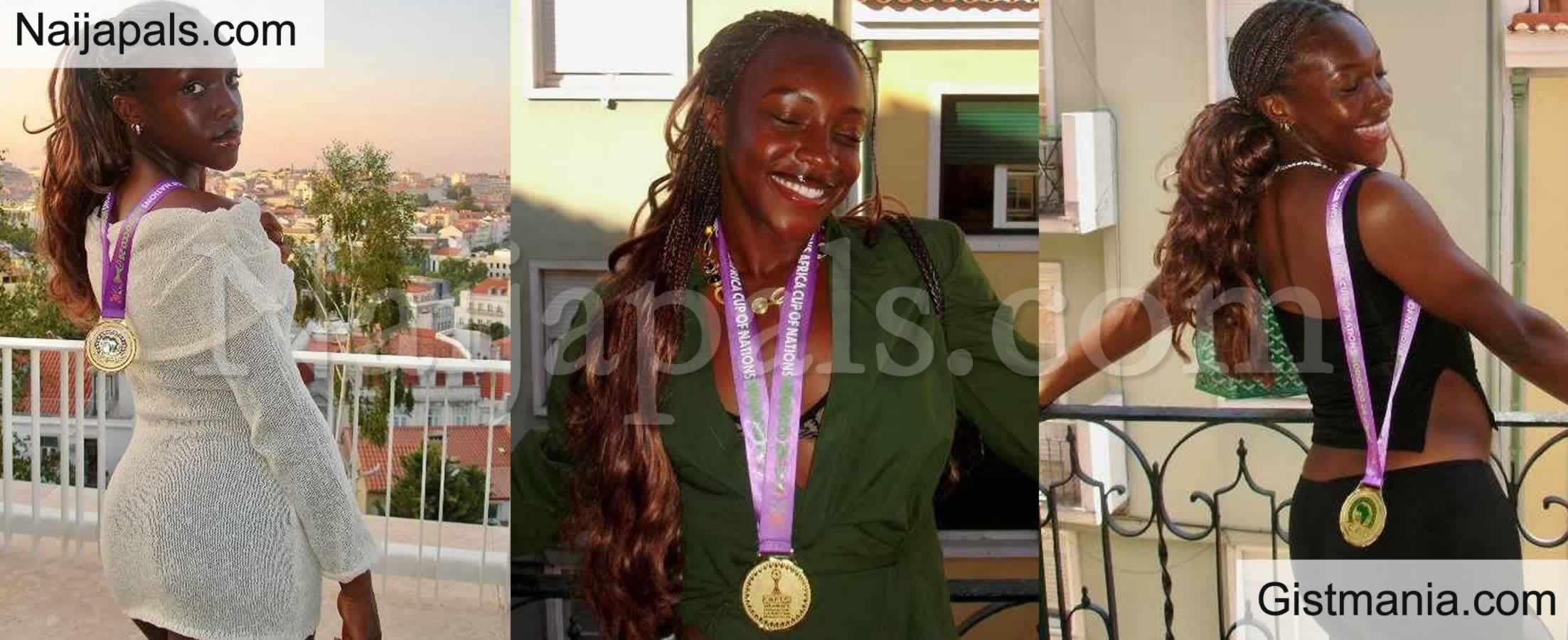 Super Falcons Star Michelle Alozie Sets X Ablaze With Stunning Photos