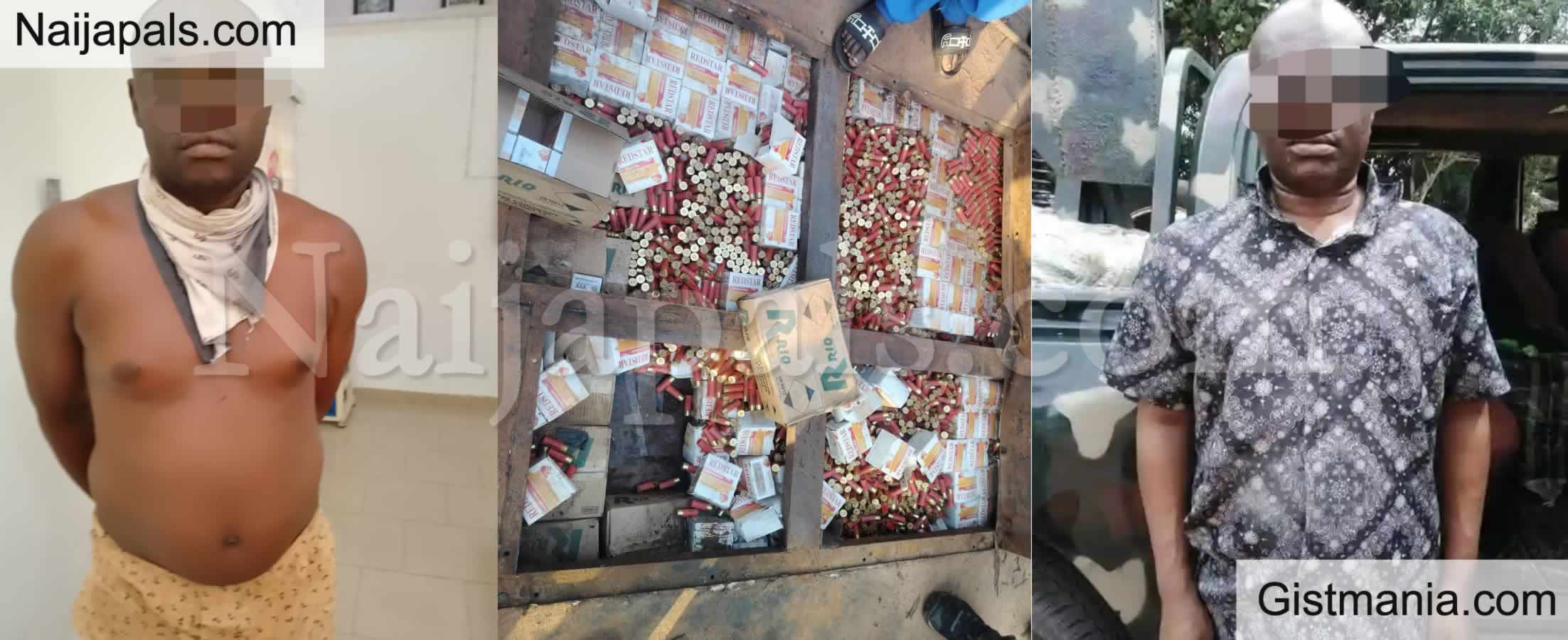 Troops Intercept Truck Loaded With Live Ammunition In Anambra, Arrest &#039;Notorious Gunrunner&#039;
