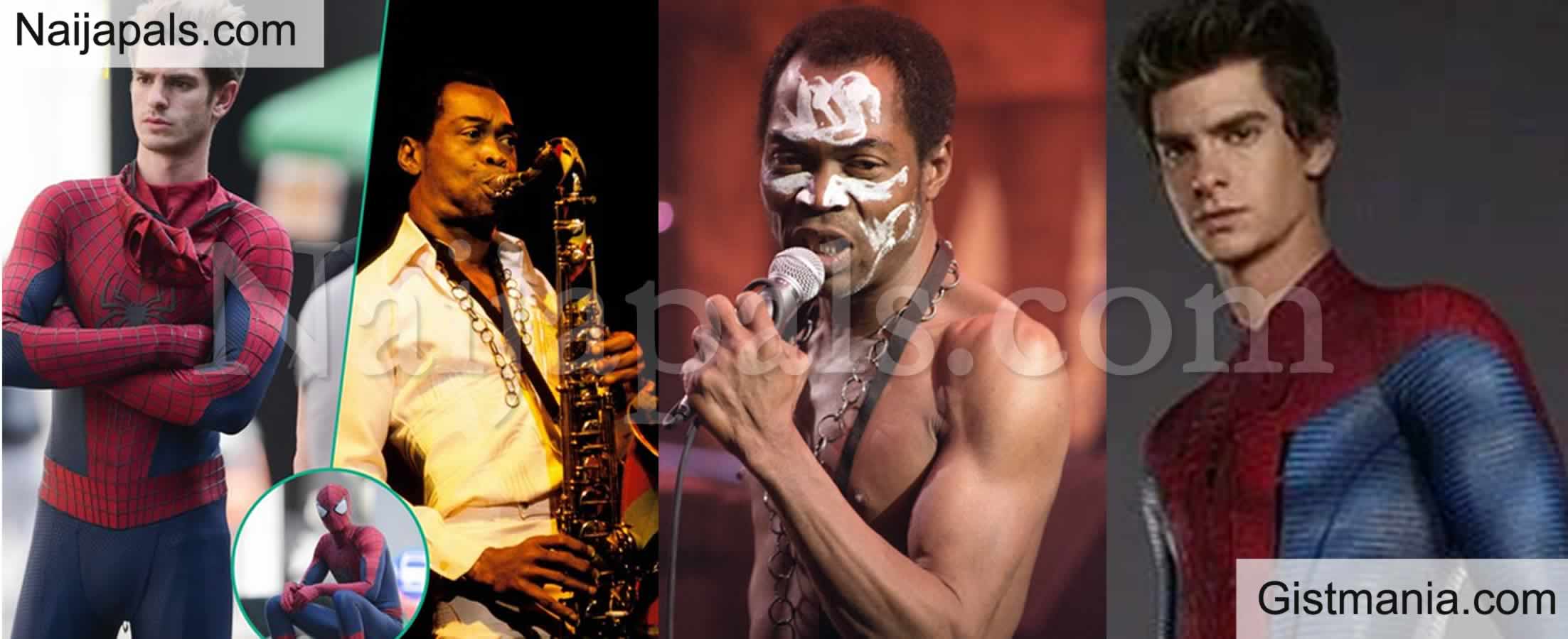 British Actor, Andrew Garfield Reveals How Fela Kuti Shaped His Spider-Man Performance