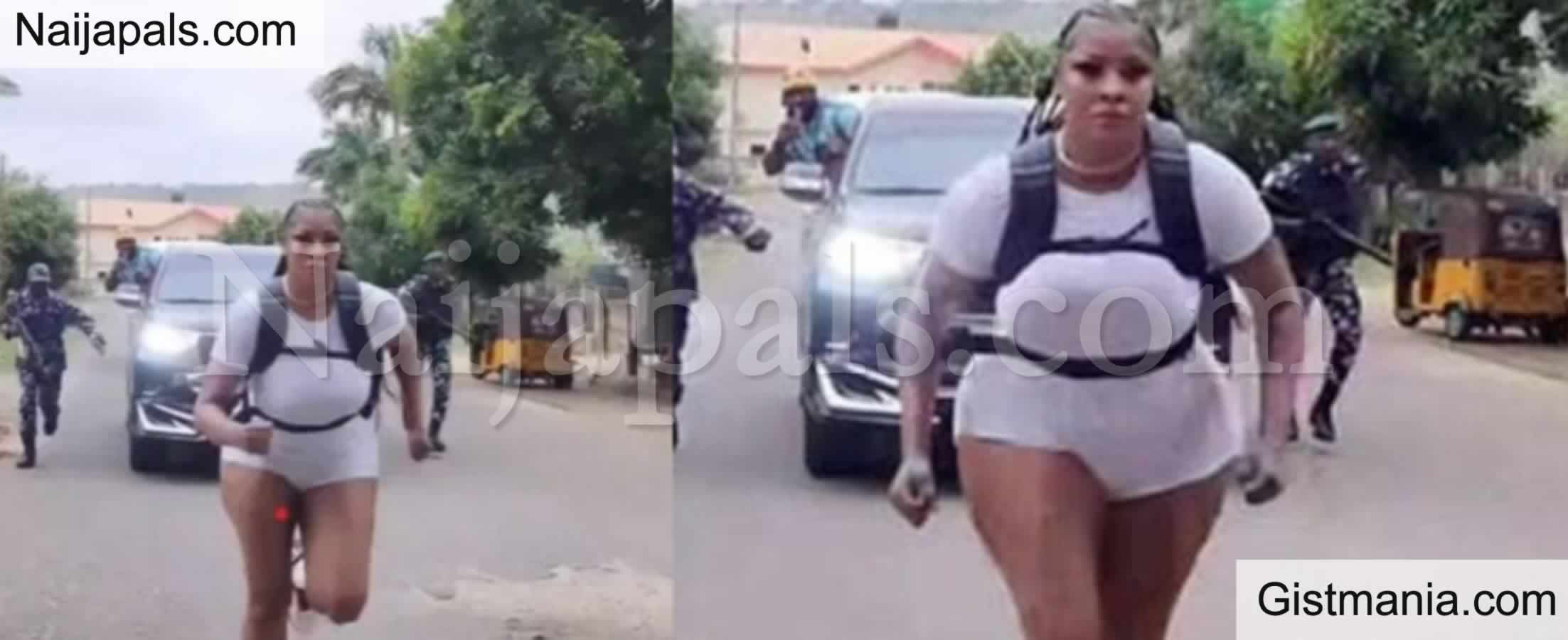 &quot;I Will Never Disrespect Nigerian Police&quot; - Angela Okorie Reacts After Video Of Police Jogging Behind Her Sparked Investigation