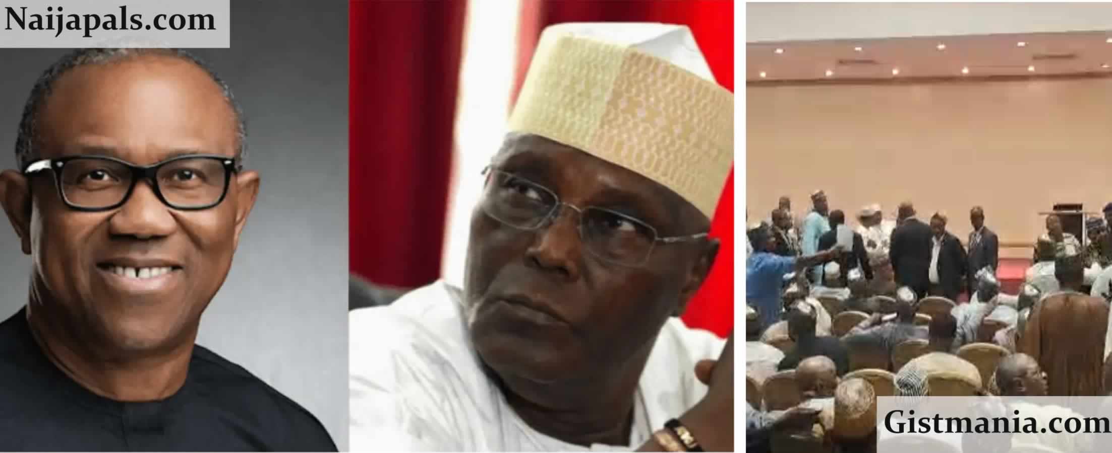 Jigawa Delegates Disrupt High-Stakes Coalition Talks Involving Atiku, Obi, Amaechi In Abuja