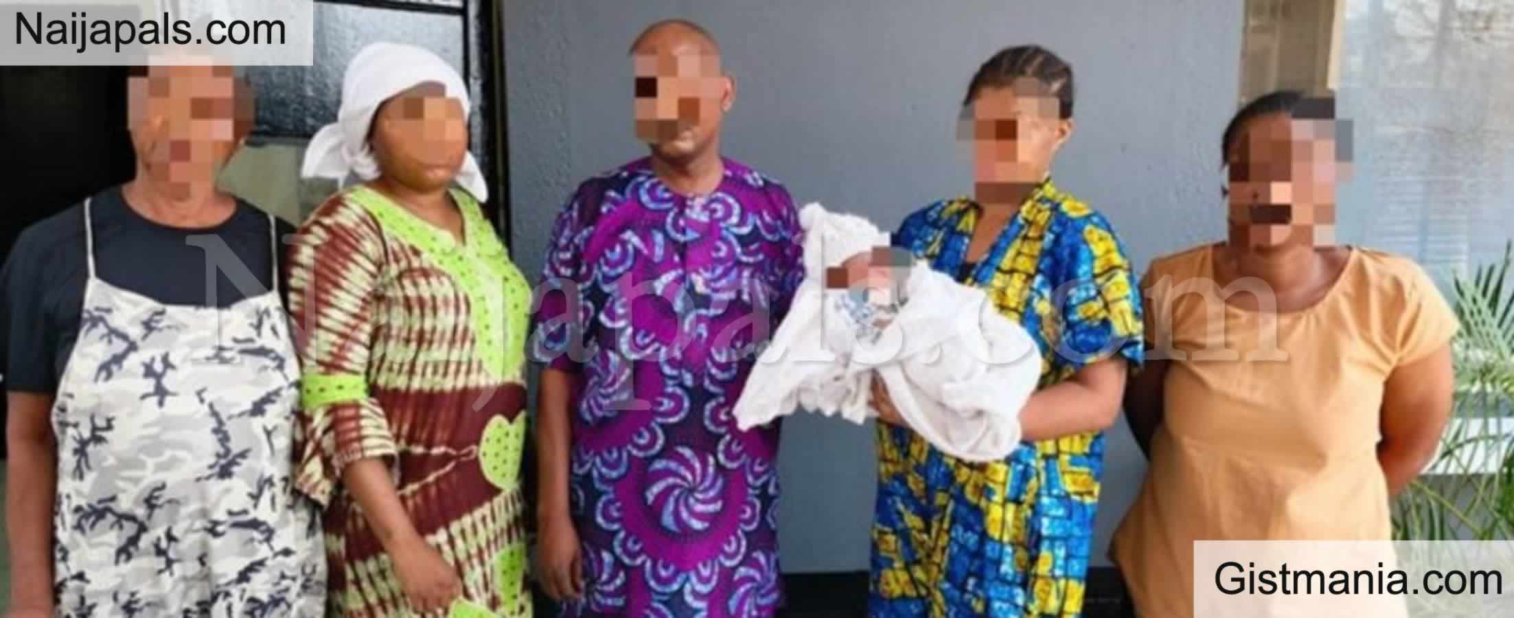Police Arrest Five For Selling Two-Week-Old Baby In Lagos