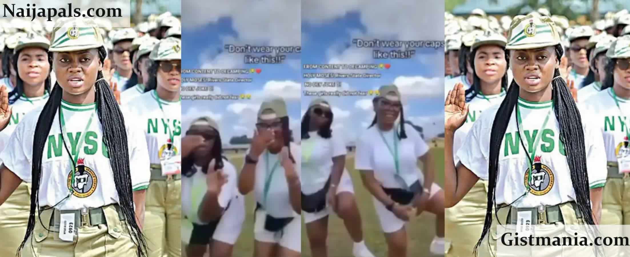 "Baddie Corpers" Decamped Over Viral Video Wearing NYSC Caps Backwards (Video)