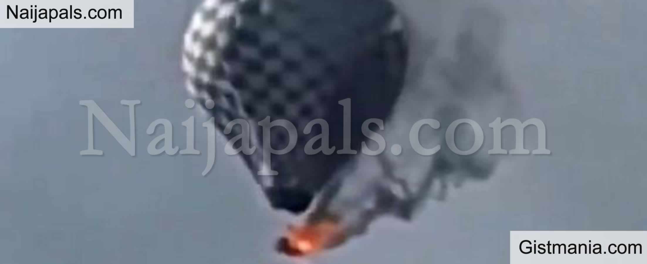 VIDEO&#059; Horror At Balloon Festival As Man Falls To His Death From Burning Hot Air Balloon