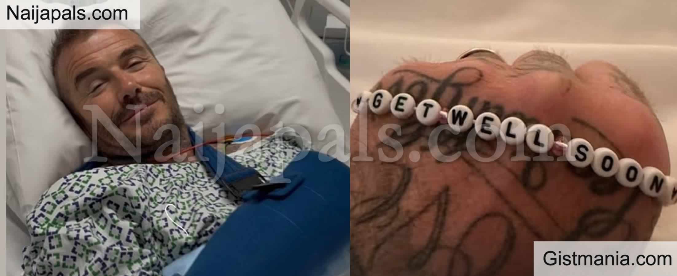 Football Legend, David Beckham In Hospital With Mystery Injury
