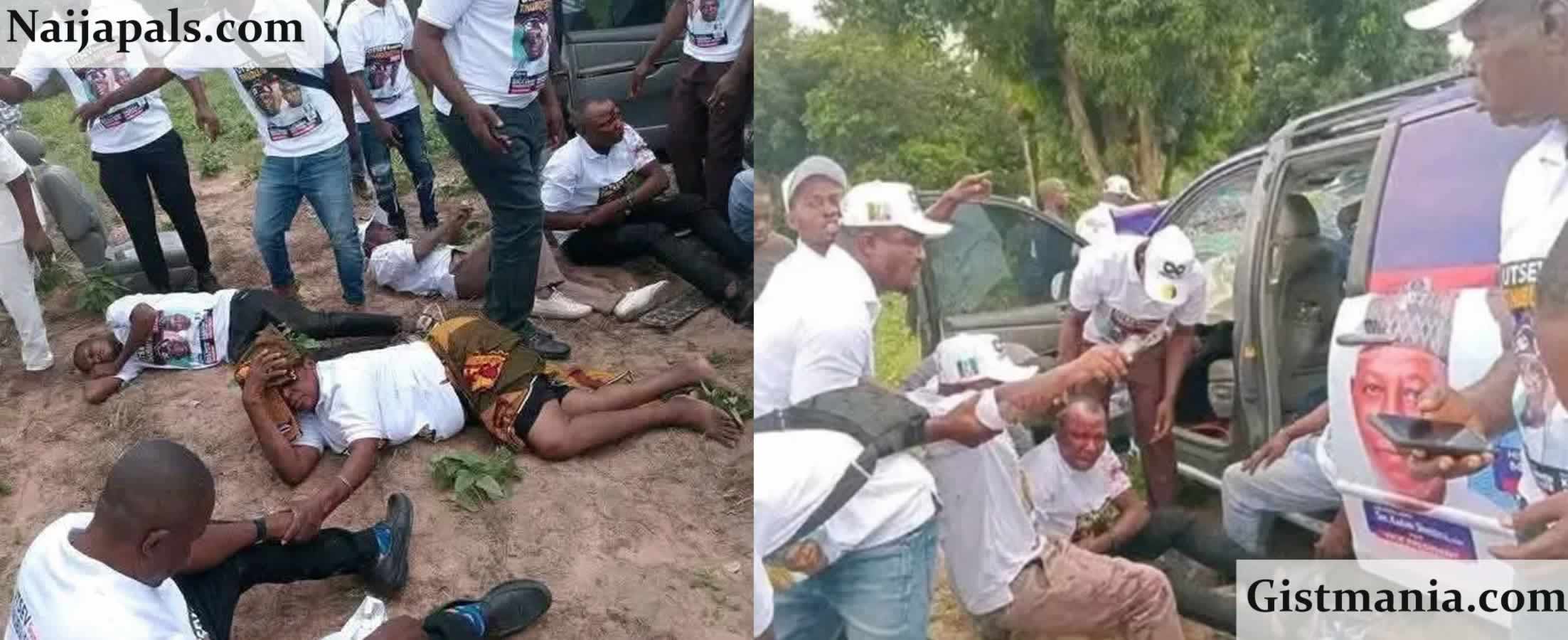 Chaos in Lafia as Buses Carrying APC Supporters Crash, Leaving Many Injured (Photos)