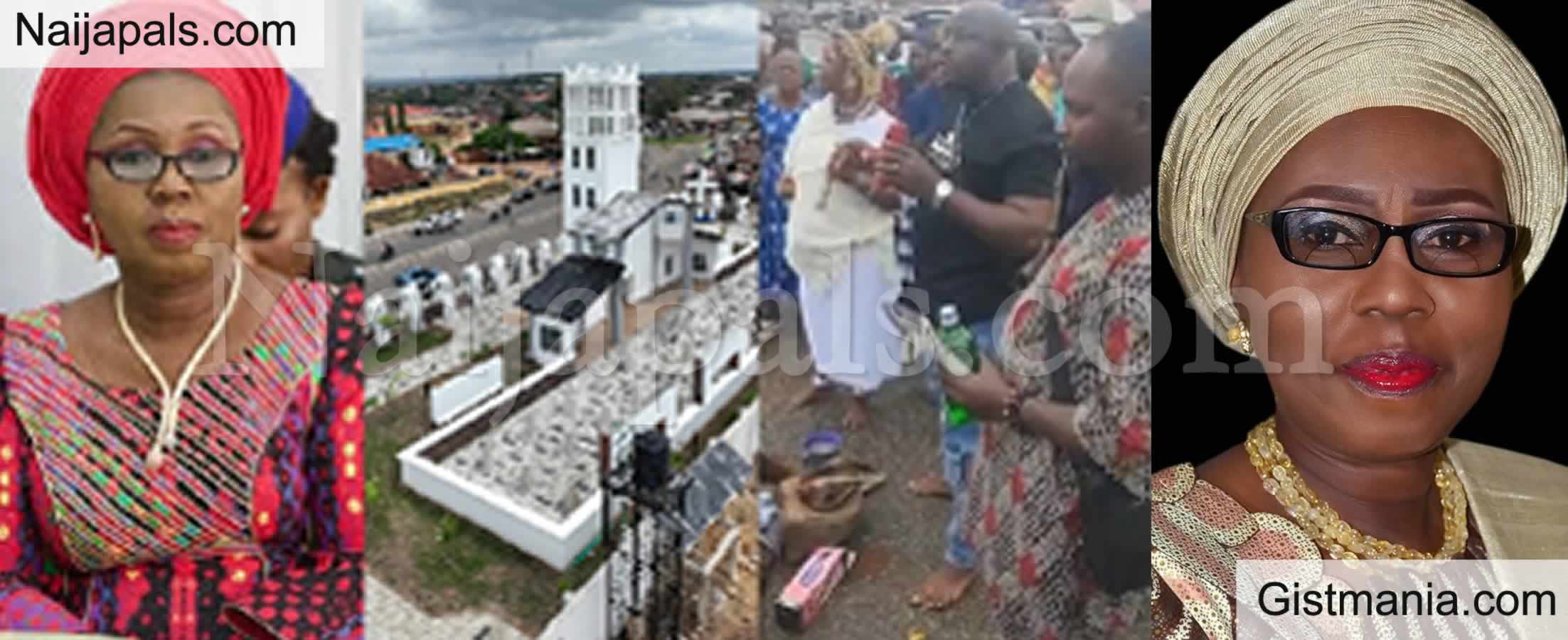 Ondo Traditionalists Rain Curses on Ex Gov&#039;s Wife Betty Akeredolu For Disrespecting Their King(VID)