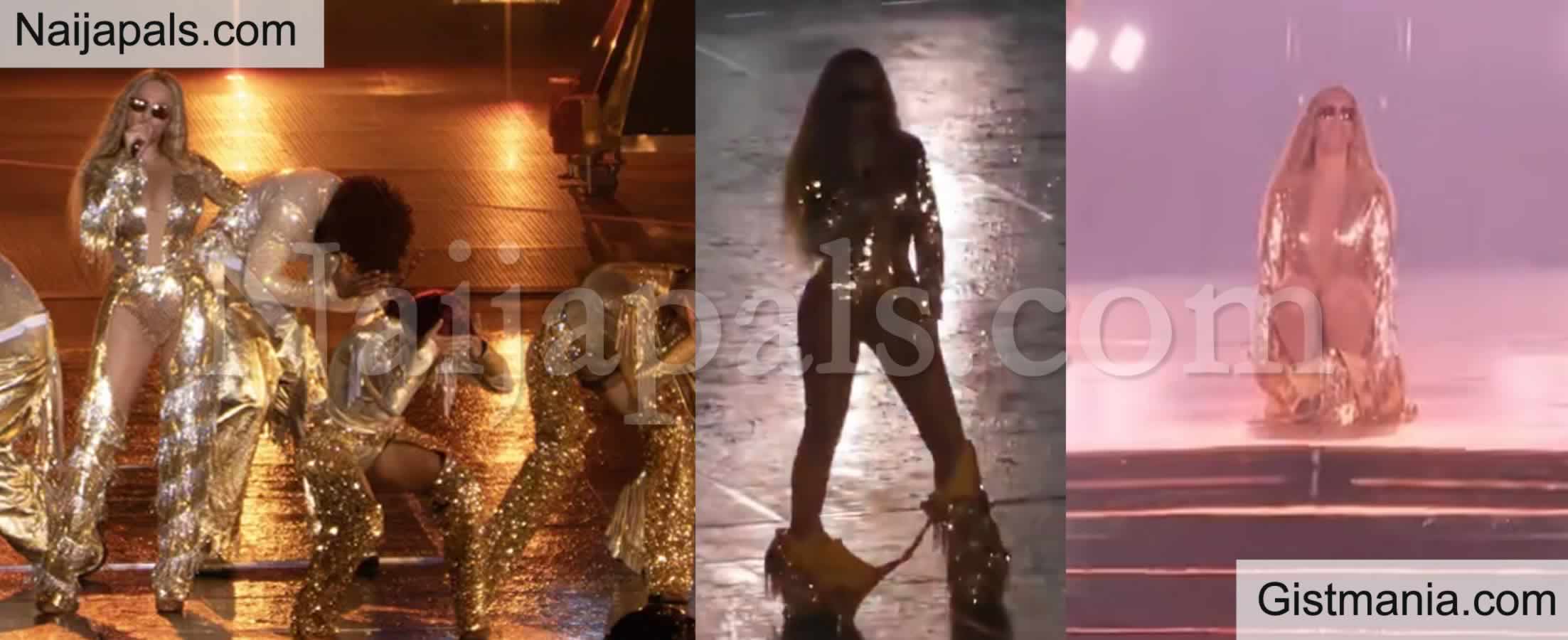 Awkward Moment Beyonce&#039;s Pants Fell Off Her Waist During Live Performance in London (Video)