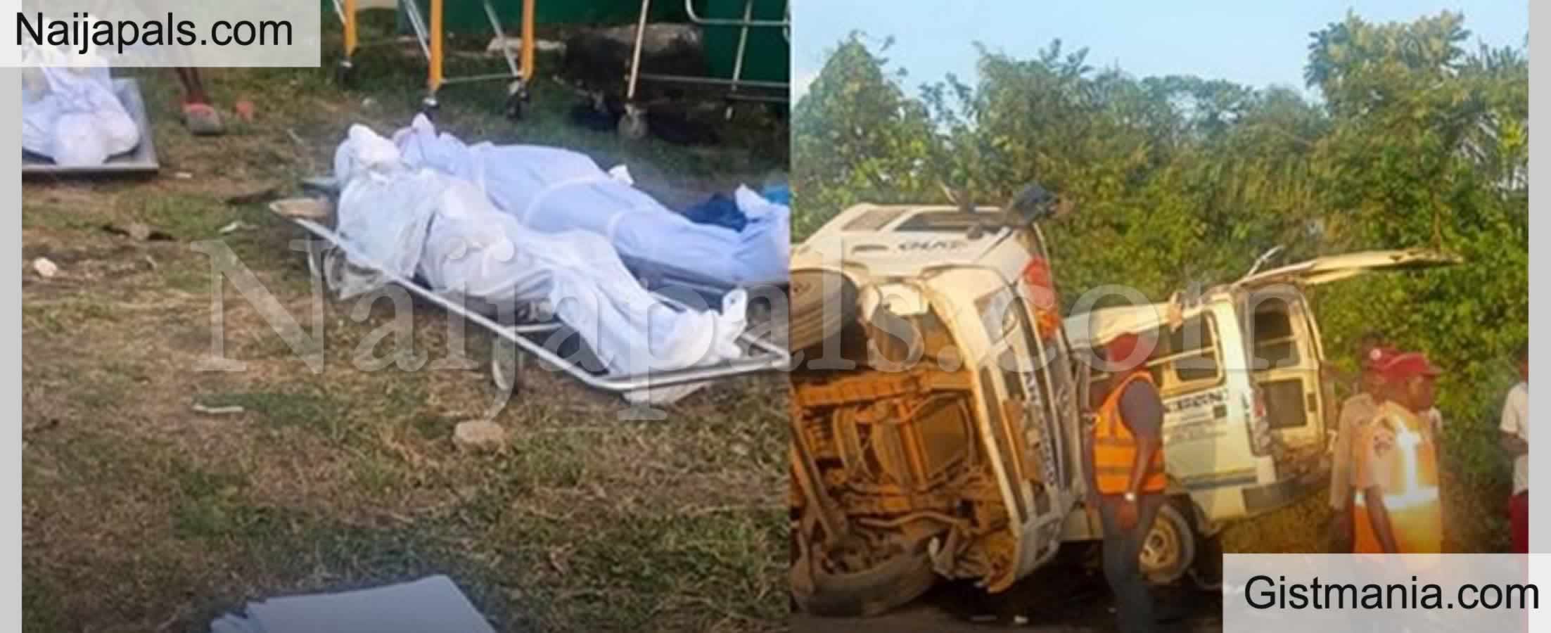 5 Students Seeking IT Placements Die in Crash Involving GUO Logistics Truck on Ijebu Epe Road