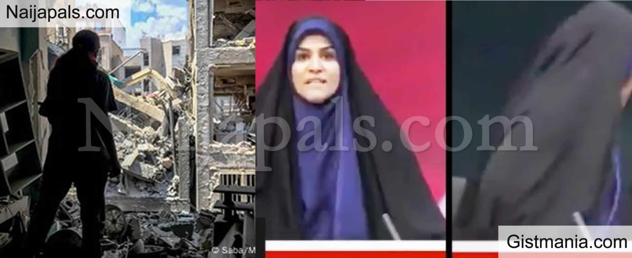 Shocking Moment Iranian State TV Was Bombed During Live Broadcast Amid Ongoing War With Israel