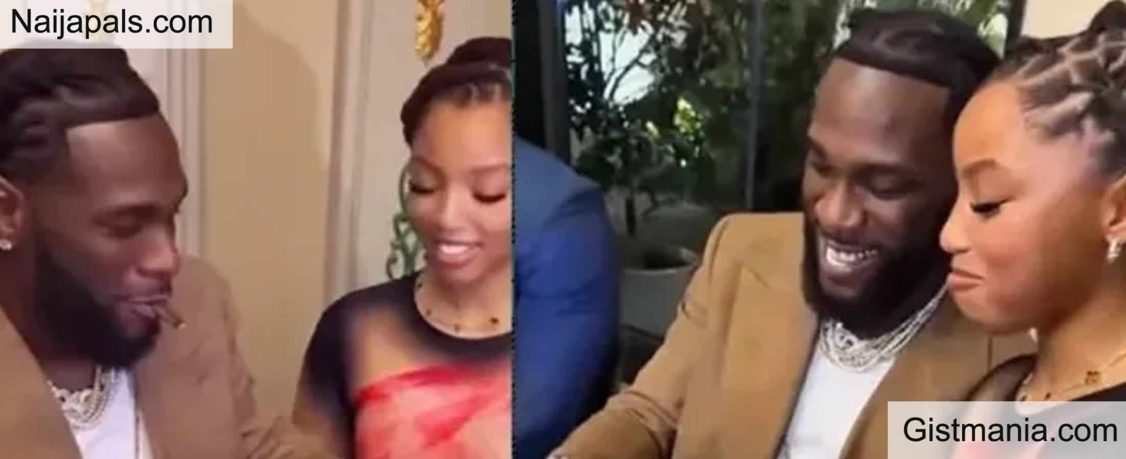 Burna Boy & Halle Bailey Spotted Together At Met Gala Amid Split From Her Sister, Chloe
