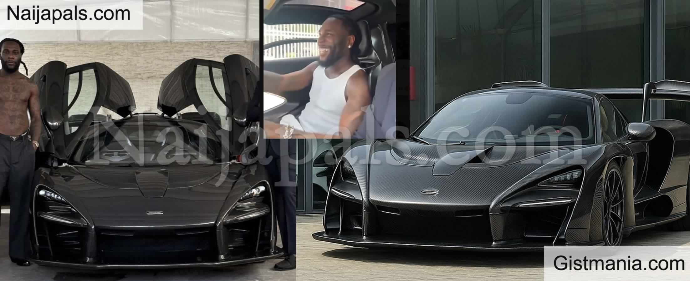 VIDEO: Burna Boy Finally Takes Delivery of His 3.5 Billion Naira McLaren Senna