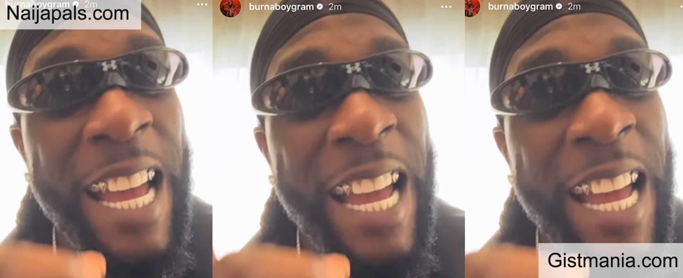 Burna Boy Says The &#039;African Giant&#039; Is Dead, That He Was Killed By His People