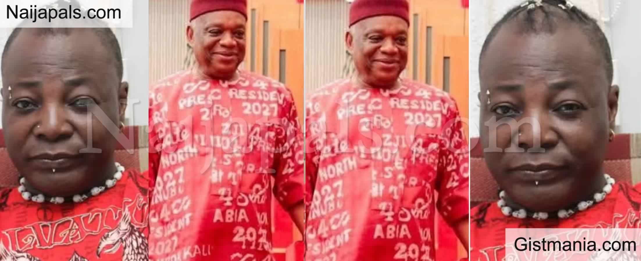 See This Clown: Charleyboy Slams Senator Orji Uzor Kalu Over His Outfit Endorsing Tinubu