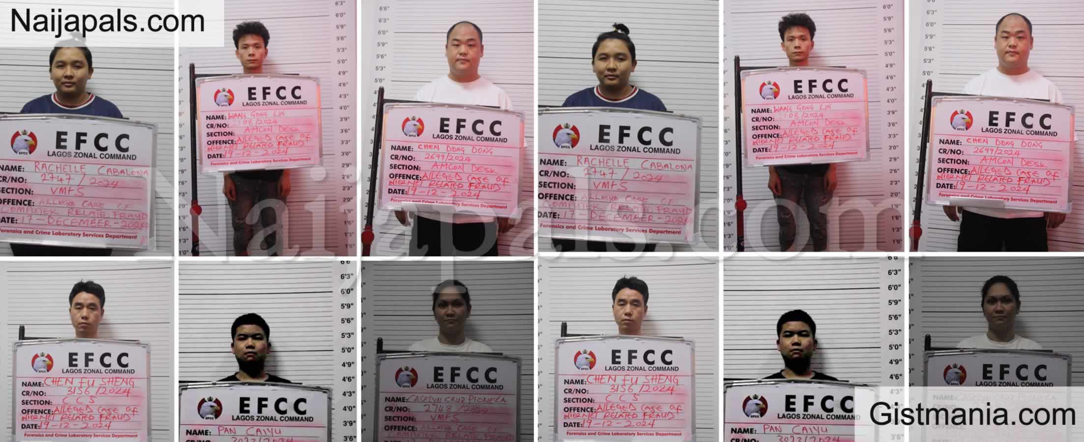 Court Jails 15 Chinese, 2 Filipinos, 1 Pakistani For Cyberterrorism, Internet Fraud In Lagos