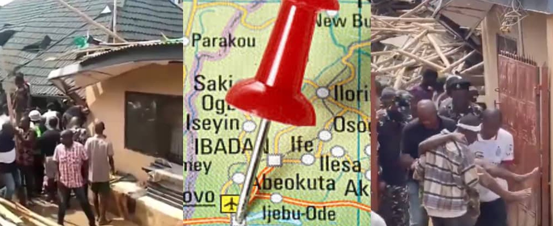 Reactions As Many Feared Dead, Several Injured After Building Collapses In Ota-Ona, Ikorodu
