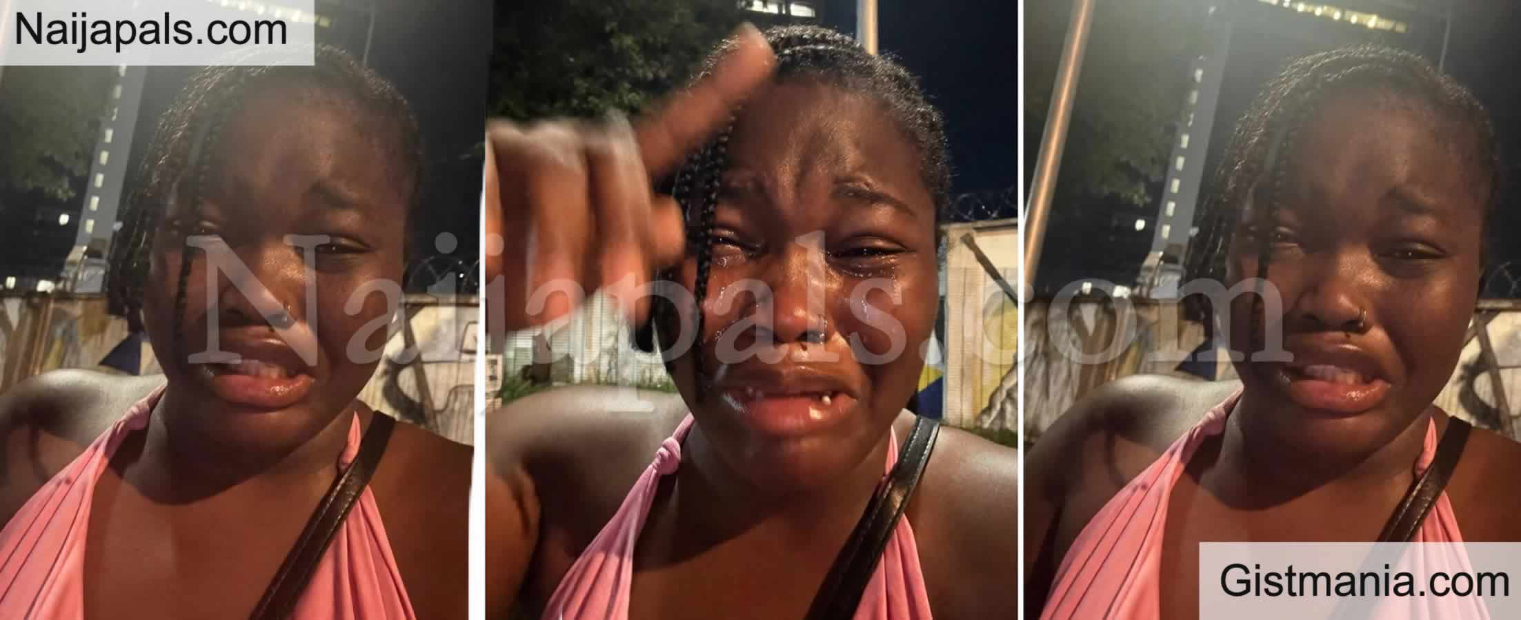 Lady Accuses Police Officers Of Har@ssing & Extorting ₦300,000 From Her In VI, Lagos (VID)