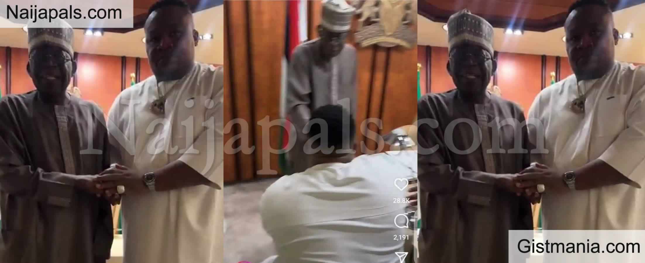 Cubana Chief Priest Firesback At Critics Over Kneeling For President Tinubu