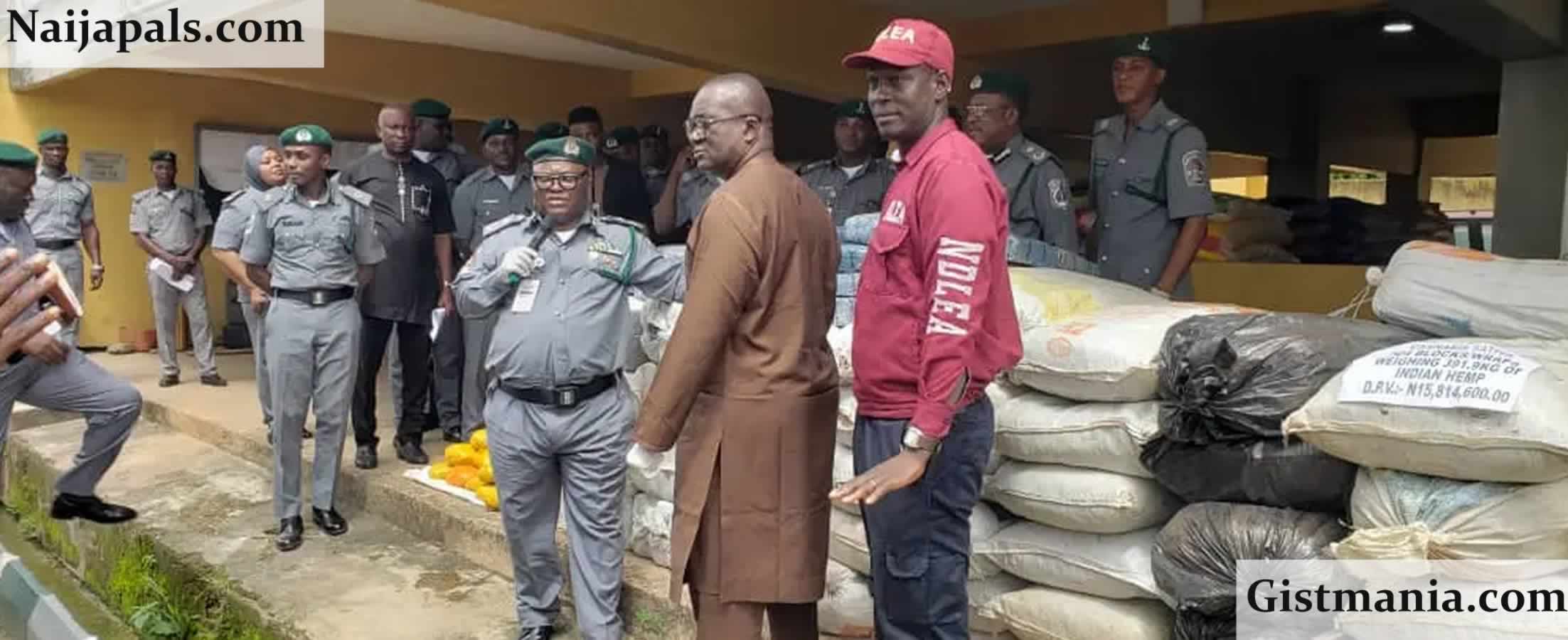 Ogun Customs Intercepts 2,693 Parcels Of Indian Hemp Hidden In Truck