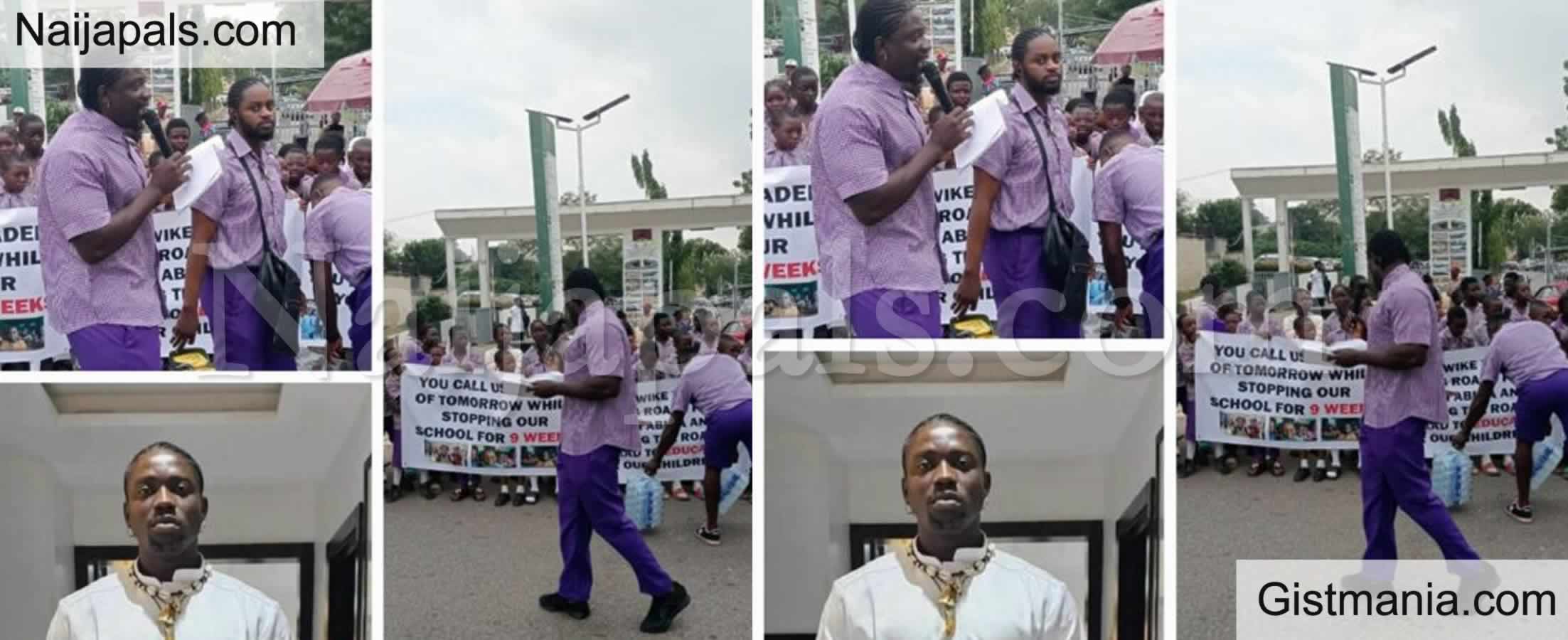 VeryDarkman Gives Ultimatum Over Prolonged Teachers&#039; Strike In Abuja, Stage Protest With Pupils