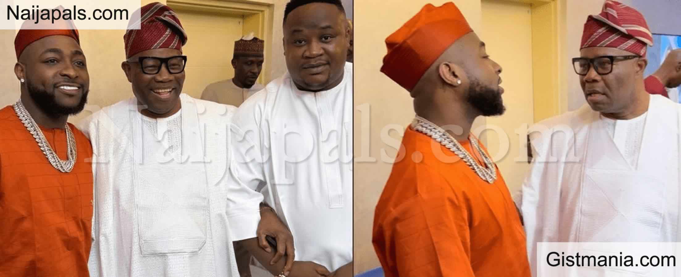 VIDEO&#059; Reaction As Davido Visits Senate President Akpabio