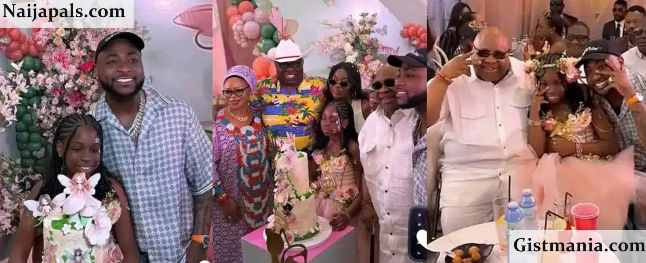 Davido Steals Spotlight At Daughter, Imade’s Birthday Amid Custody Tension (Video)