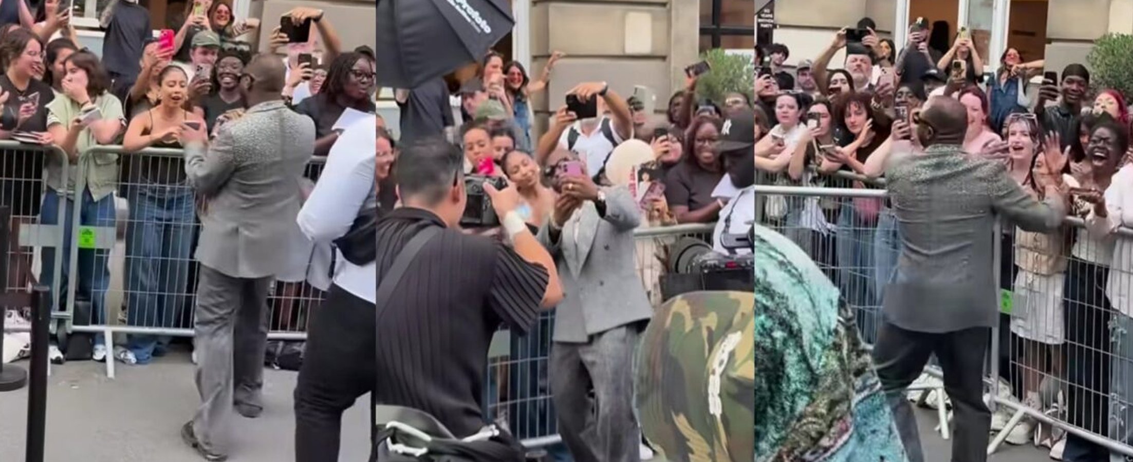 Fans Overjoy On Paris Street As Davido Makes An Appearance At Fashion Week (Video)