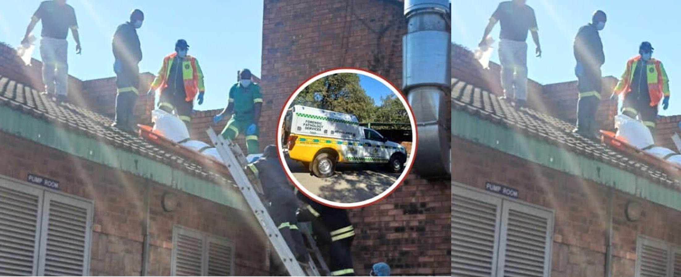 Shocking! Man Found De@d On Police Station Roof