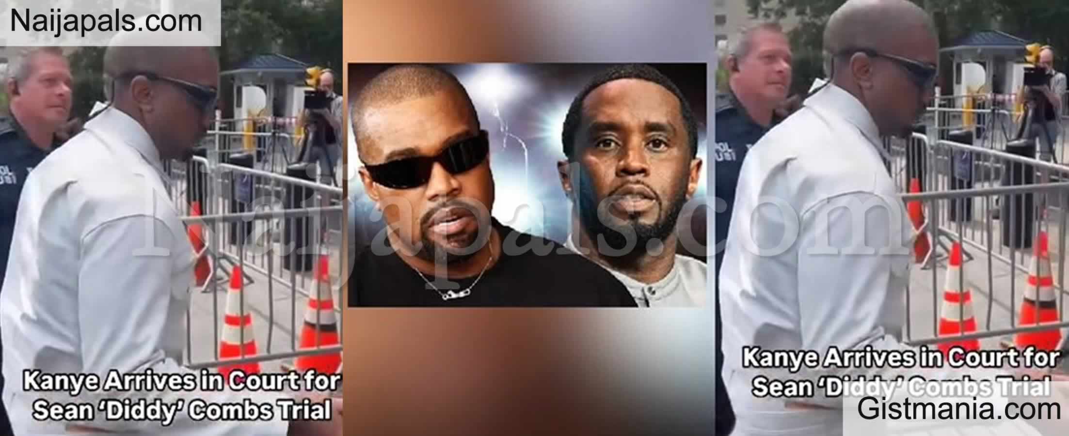 Kanye West Makes A Surprise Appearance in Court to Support P.Diddy in Ongoing S3x-Scandal Trial (VID)