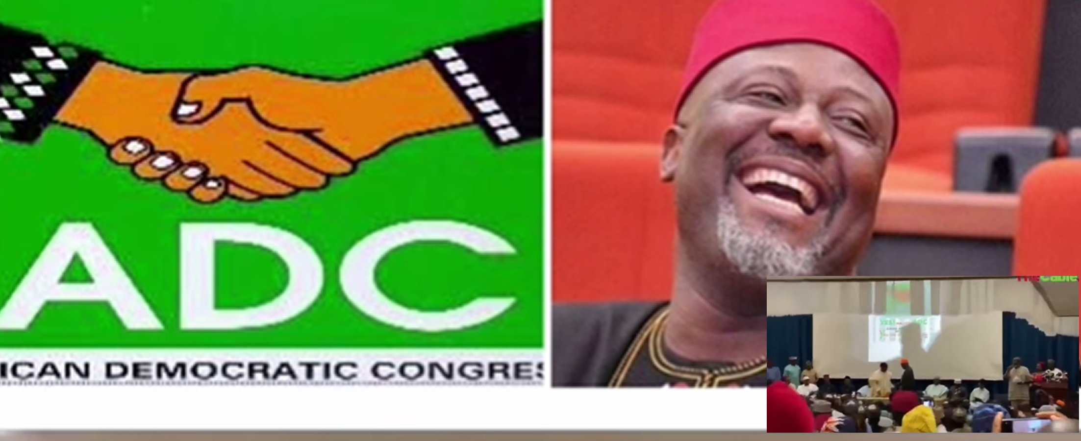 &quot;ADC Don Come, APC Comot For Road’ - Watch As Dino Melaye Sings At Coalition Meeting In Abuja