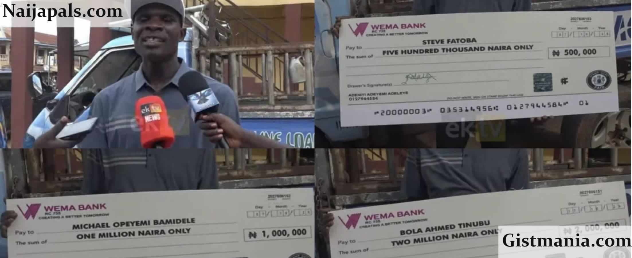 2027: “I Borrowed ₦3.5m to Support Tinubu, Others” — Ekiti Driver Reveals (Video)