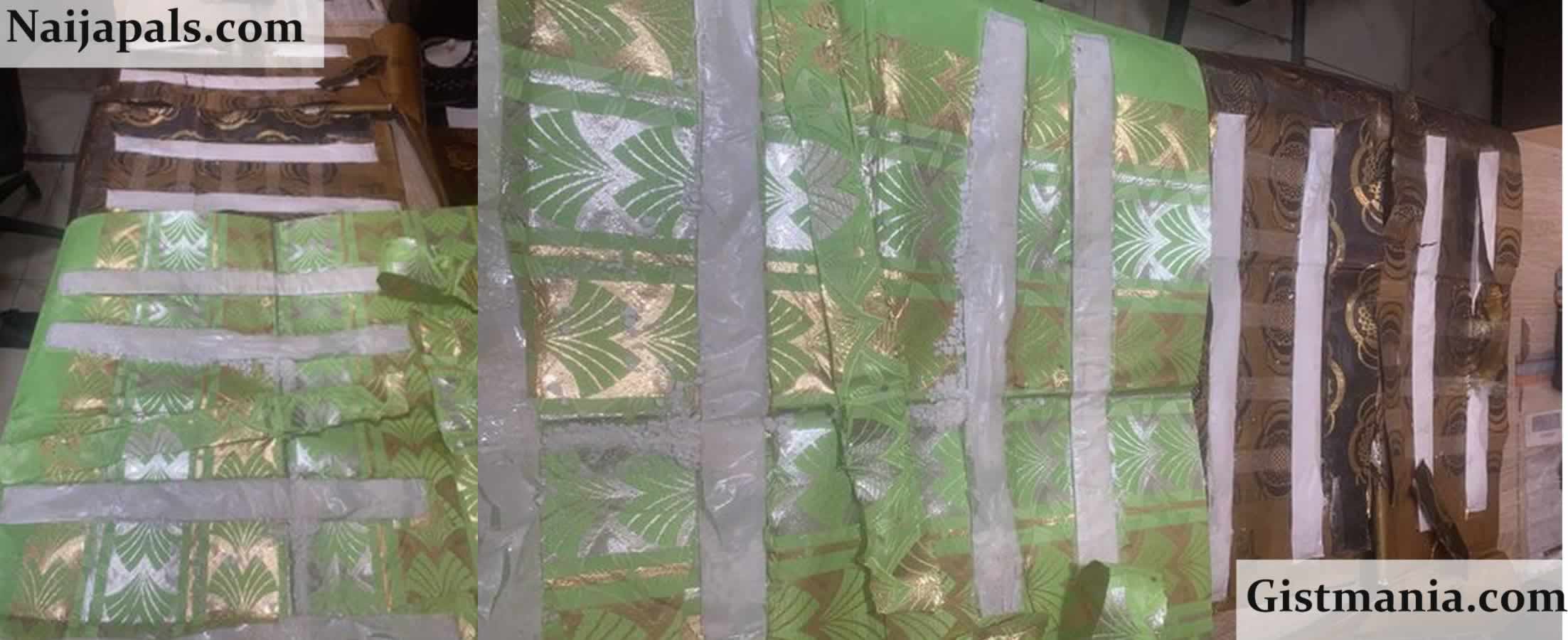NDLEA Busts Cocaine Smuggling Ring Using ‘Aso-Ebi’ Caps and Headgears (Video)