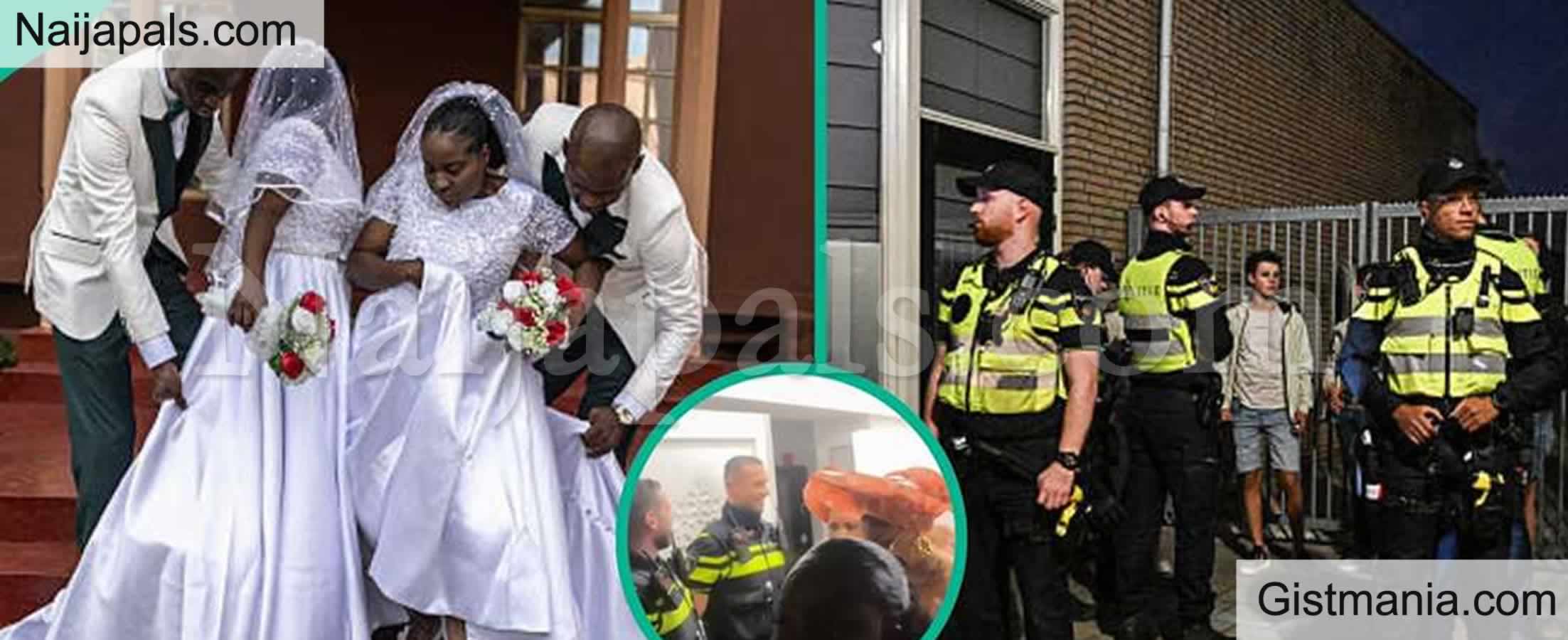 Moment Dutch Police Shut Down Nigerian Wedding in the Netherlands Over Noise Pollution (VID)