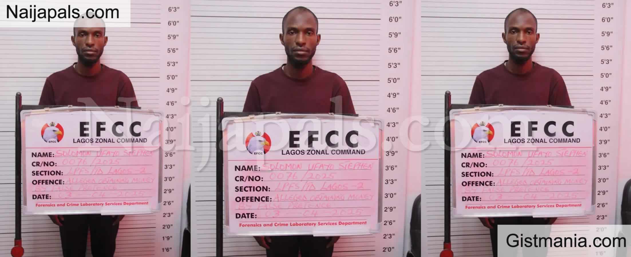 Ecobank Staff, Stephen Ufayo Jailed FFor N2.4m Cybercrime In Lagos