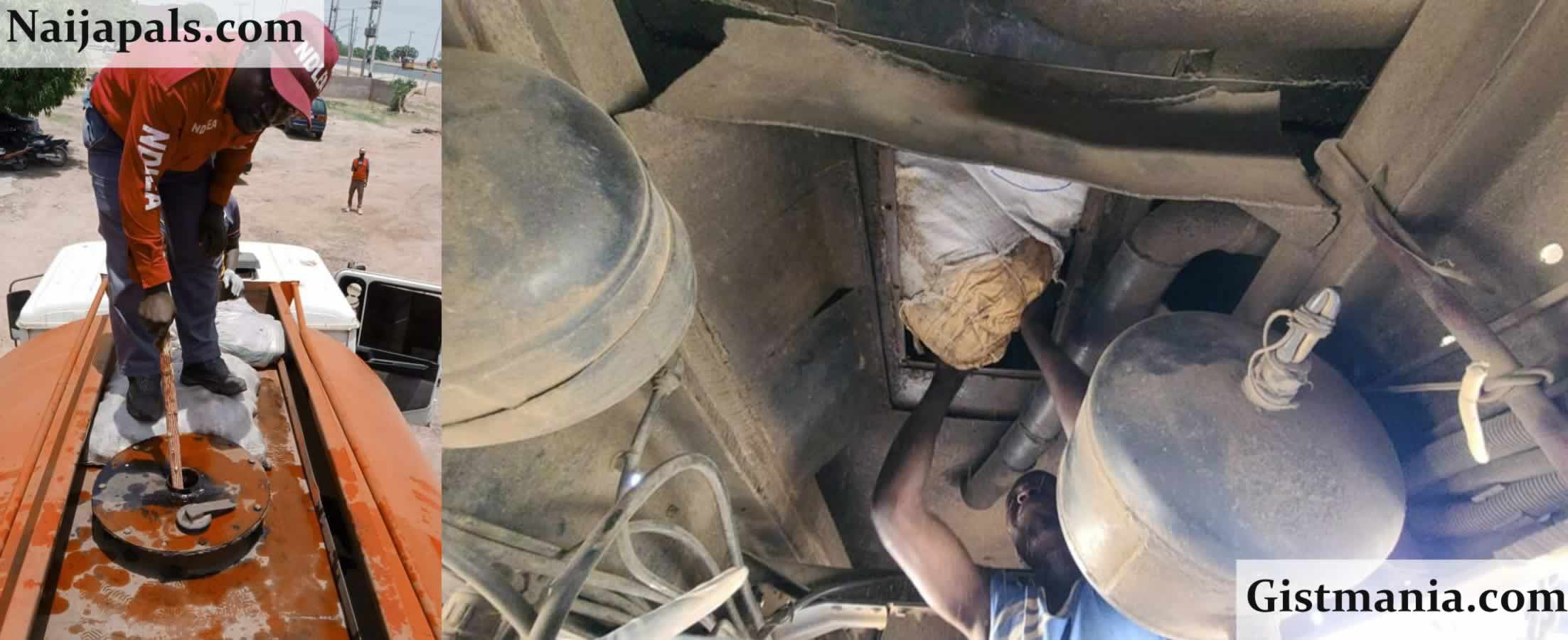 NDLEA Uncovers Drug-Hiding Fuel Tanker In Shocking Bust (Video)