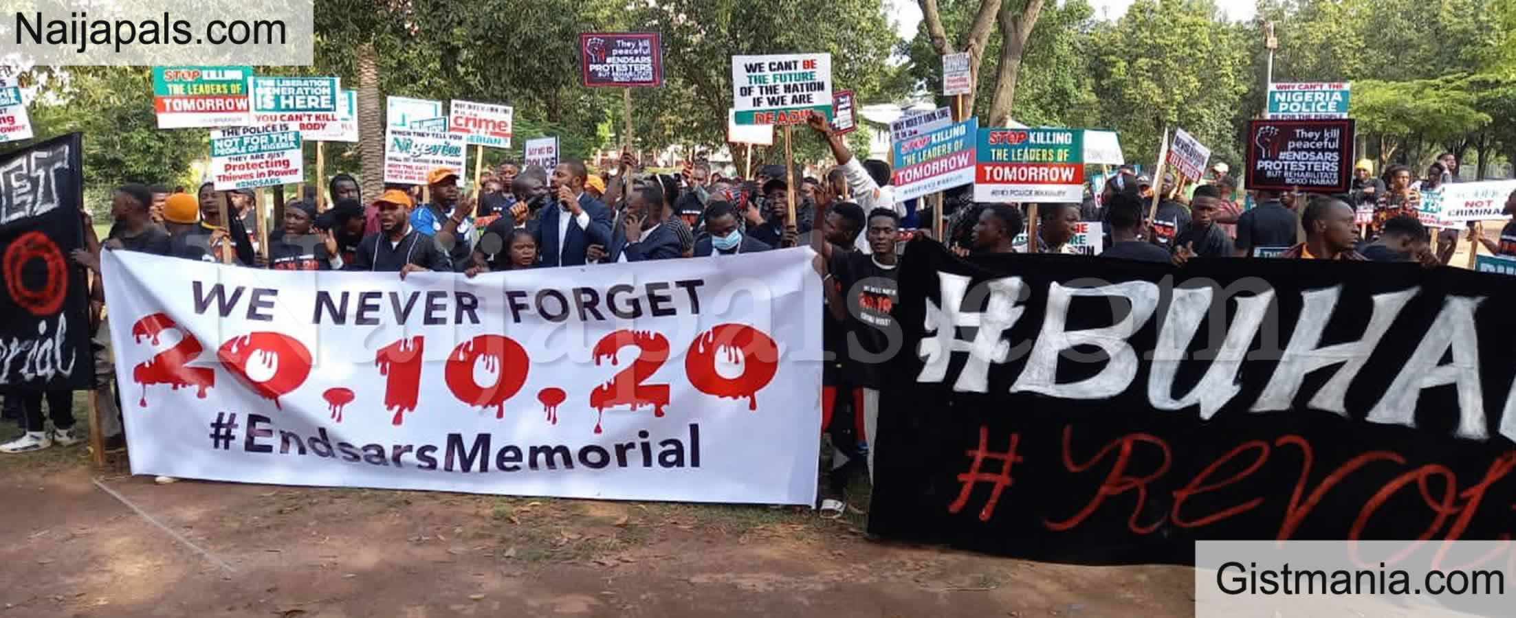 20.10.2020 - Nigerians Remember Lekki Massacre During The EndSARS Protest, 6yrs Ago