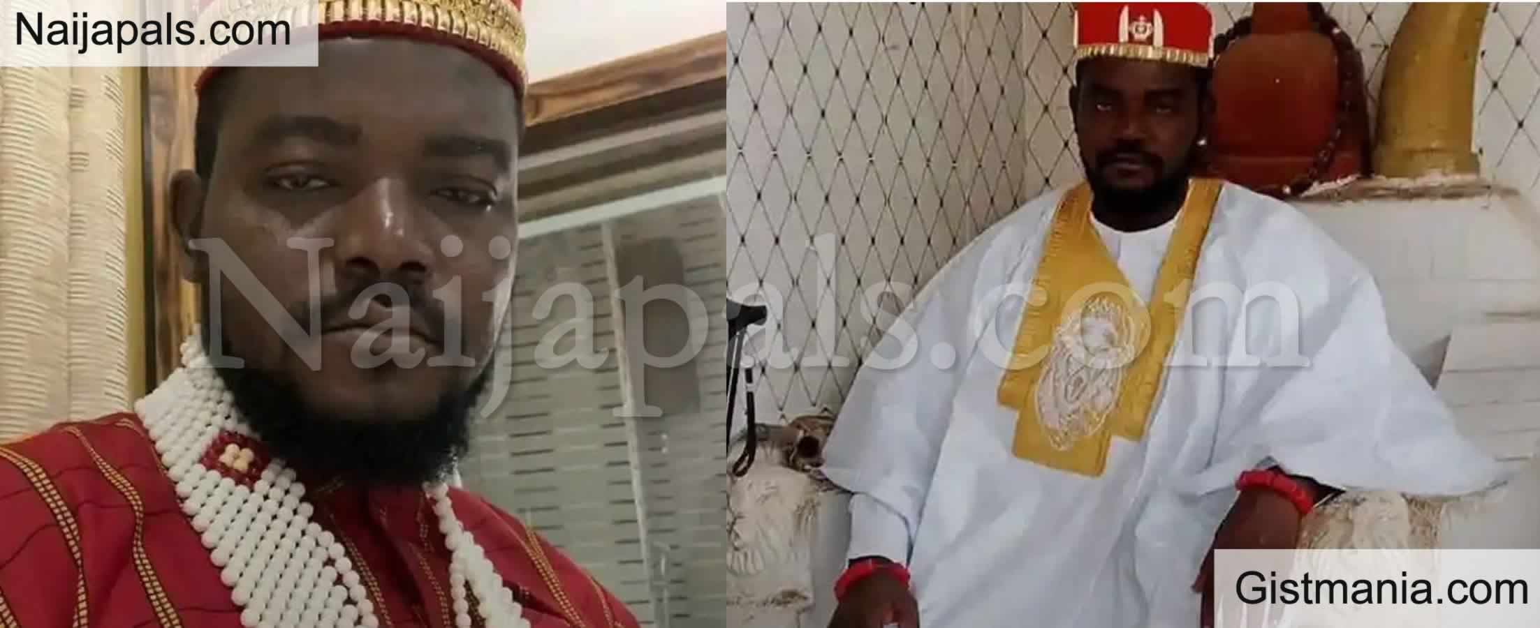 Enugu Community Destroy Mansion, Shrine of Billionaire Native Doctor, Ezeani After Foiled Ritual (VID)
